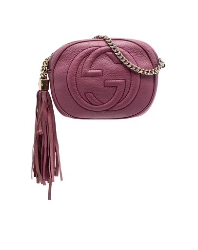 Pre-Loved by Azura Reborn - Pre-Loved Mini Pebbled Calfskin Soho Chain Crossbody
