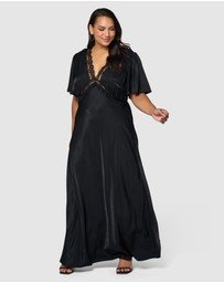 Sunday In The City - Electric Guitars Maxi Dress