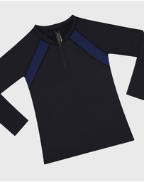 Aqua Blu Kids - Building Blocks Long Sleeve Rash Vest - Teens