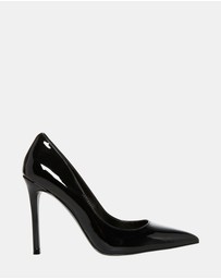 Steve Madden - Evelyn Black Patent Heels