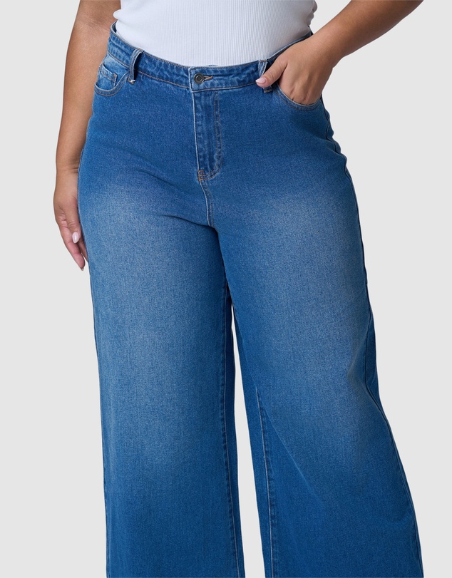 Indigo Tonic - Storm Wide Leg Jean