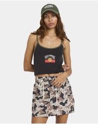 Billabong - Womens Otis Flag Cropped Tank
