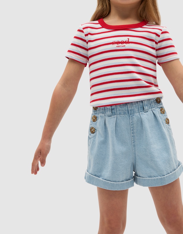 Seed Heritage - Denim Button Short