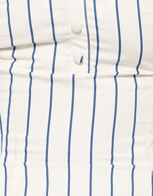 Petal & Pup - Sybella Pleat Front Peplum Tank - Blue/Yellow Stripe