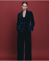 SABA - Lea Velvet Pleat Front Pant