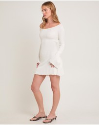 Subtitled - Remi Ribbed One Shoulder Mini Dress