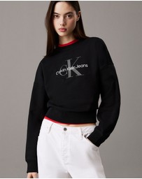 Calvin Klein Jeans - Monologo French Terry Relaxed Sweatshirt