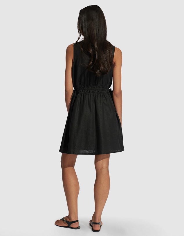 Decjuba - Cali Shirred Waist Mini Dress