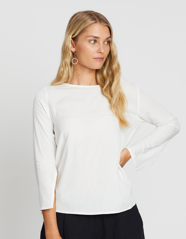 KAJA Clothing - Diana Top-White