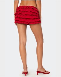 EDIKTED - Constance Ruffled Mini Skirt