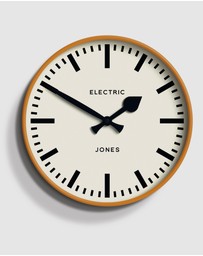 Newgate - Newgate Jones Railway Wall Clock Orange
