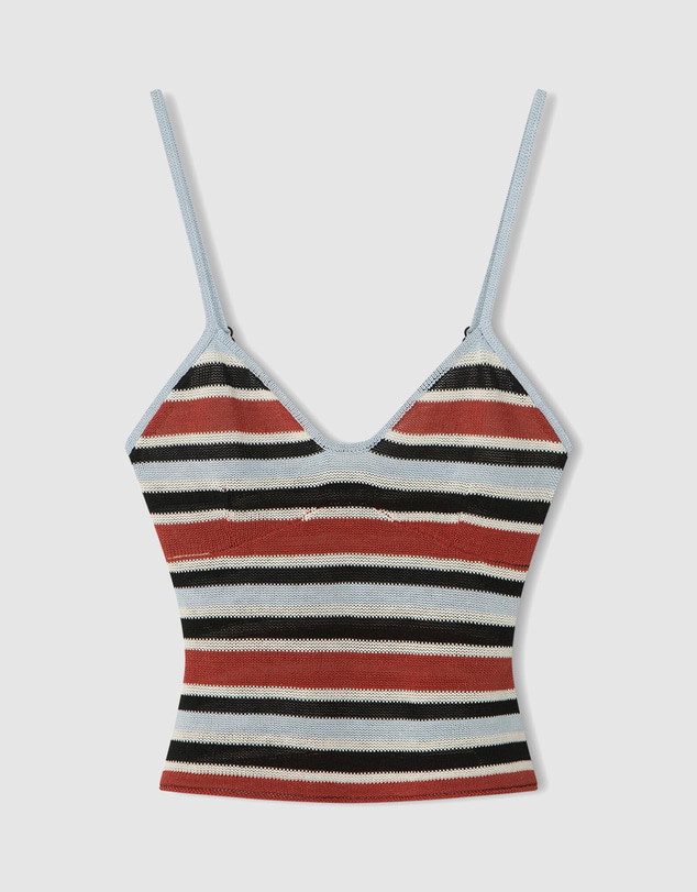 Zulu & Zephyr - Bold Stripe Cami Knit Top