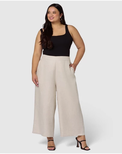 Something 4 Olivia - Lani Linen Wide Leg Pant