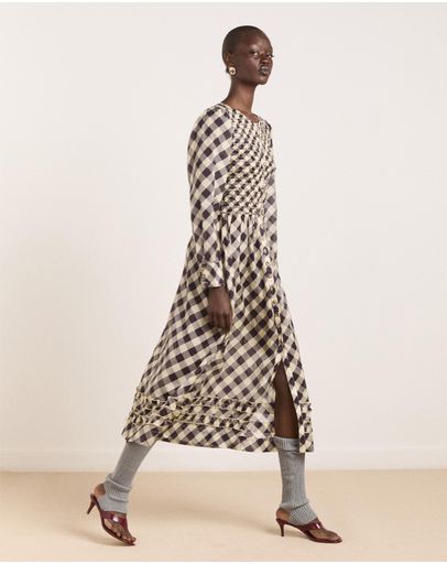 Sheer Butter Gingham