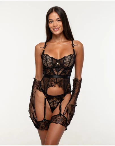 One Empire - Harriet Black Bodysuit