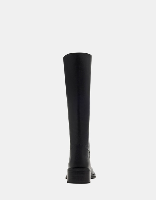 Steve Madden - Riggs Black Leather Boots