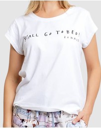 Sant And Abel - Women's Drawbertson Y'All Go To Bed T-Shirt