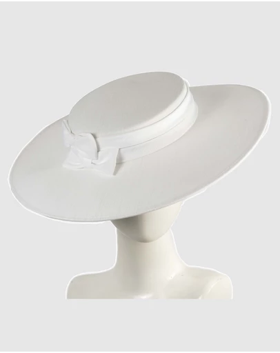 Max Alexander - Gold Wide Brim Boater Hat