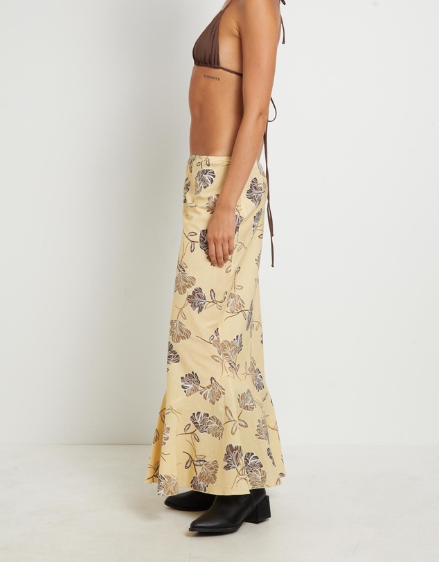 Subtitled - Tanisha Fishtail Maxi Skirt