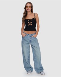 Thrills - Billie Low Rise Baggy Jeans