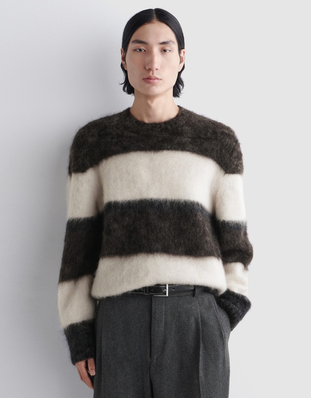 COS - Colour-Block Mohair Crew-Neck Jumper