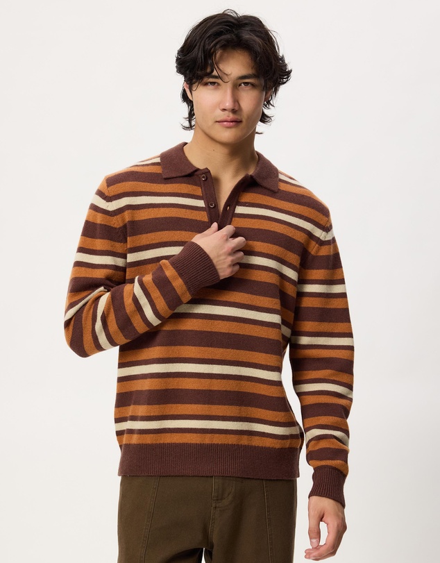 Rhythm - Striped Rugby Sweater