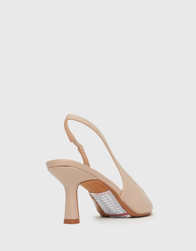 Betts - Wider Fit Jerry Slingback Stiletto Heel Pumps