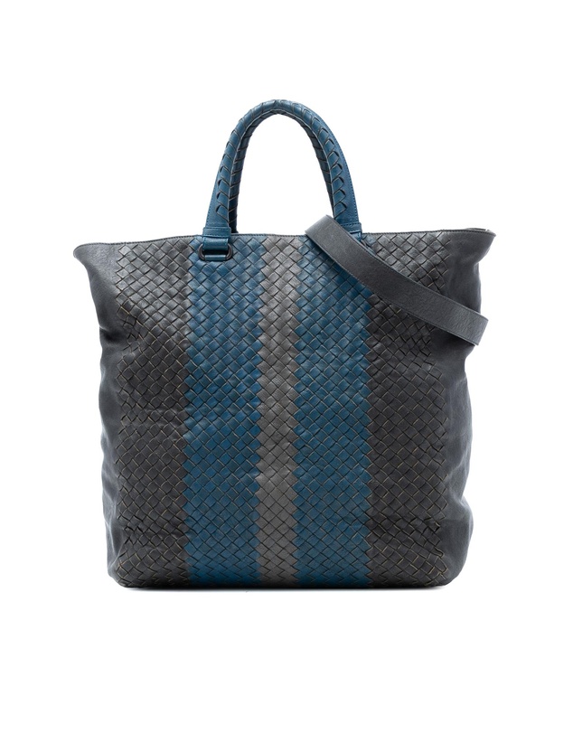 Pre-Loved by Azura Reborn - Pre-Loved Tricolor Nappa Intrecciato Convertible Tote