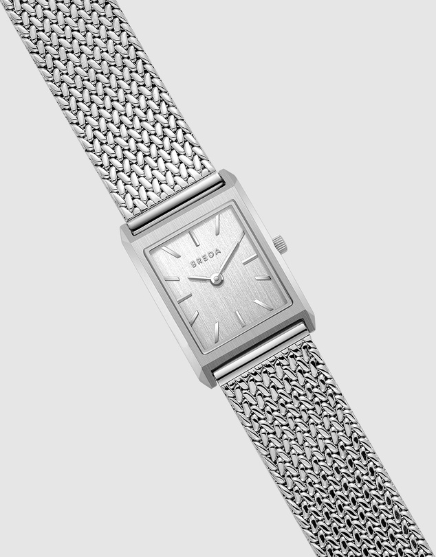 Breda - Virgil Tethered Metal Mesh Watch, 20MM