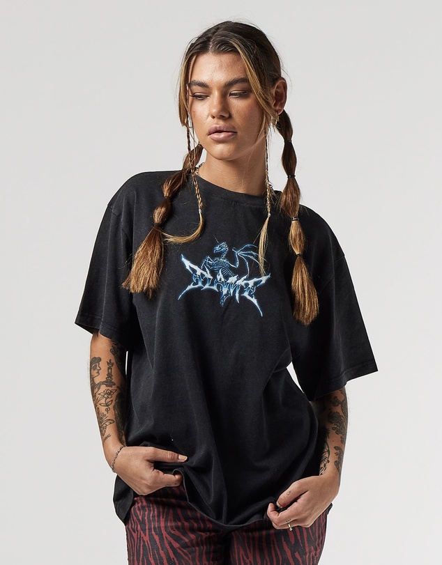 Old Flame Label - Azurite Tee