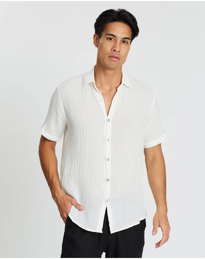 Merlino Street - Linen Rami Button-Up Shirt