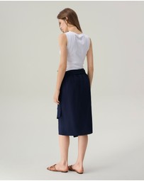 IDA+S - Kate Wrap Midi Skirt