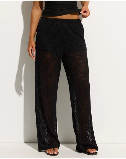 Dazie - Island Time Crochet Pants