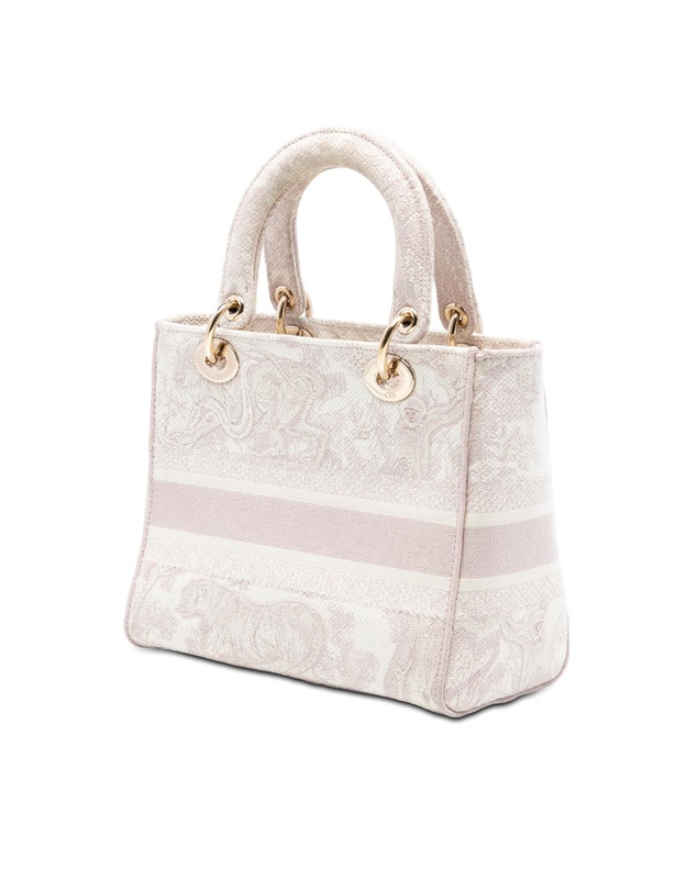 Pre-Loved by Azura Reborn - Pre-Loved Medium Embroidered Canvas Toile De Jouy Lady D Lite