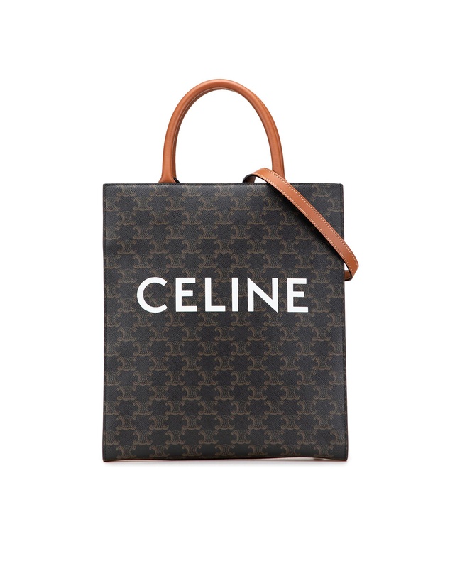 Pre-Loved by Azura Reborn - Pre-Loved Small Triomphe Coated Canvas Vertical Cabas Tote