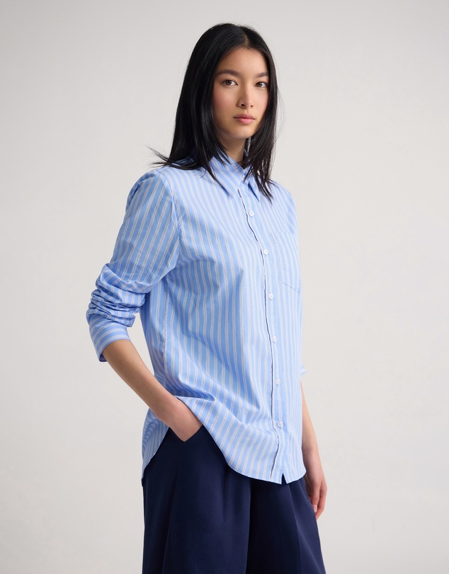Oxford - Adrienne Cotton Stripe Shirt