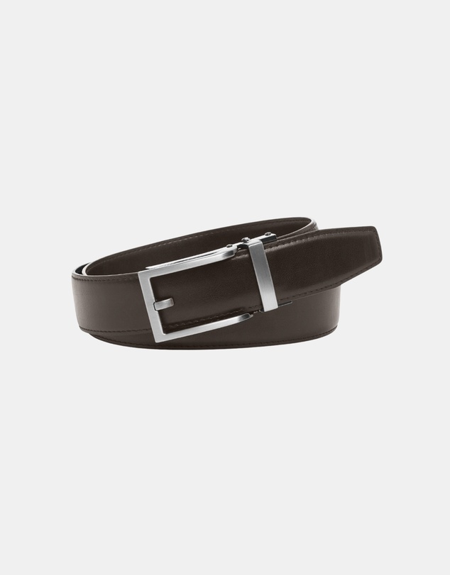 Buckle - Hamilton. Australian Made Auto Leather Belt. 35mm width.