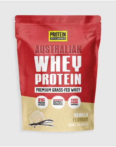 Protein Supplies Australia - Vanilla Australian Whey Protein - 500g