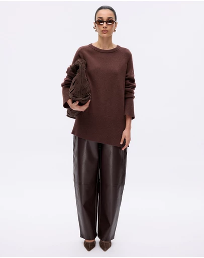 Minima Esenciales - Emi Oversized Wool Cashmere Blend Knit
