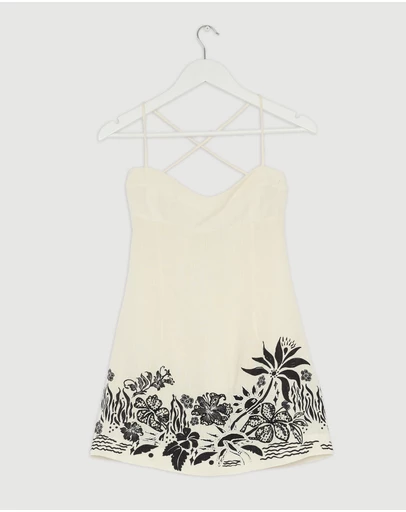 Revibe - Repaired Hansen & Gretel Opal Embellished Mini Dress - AU 10