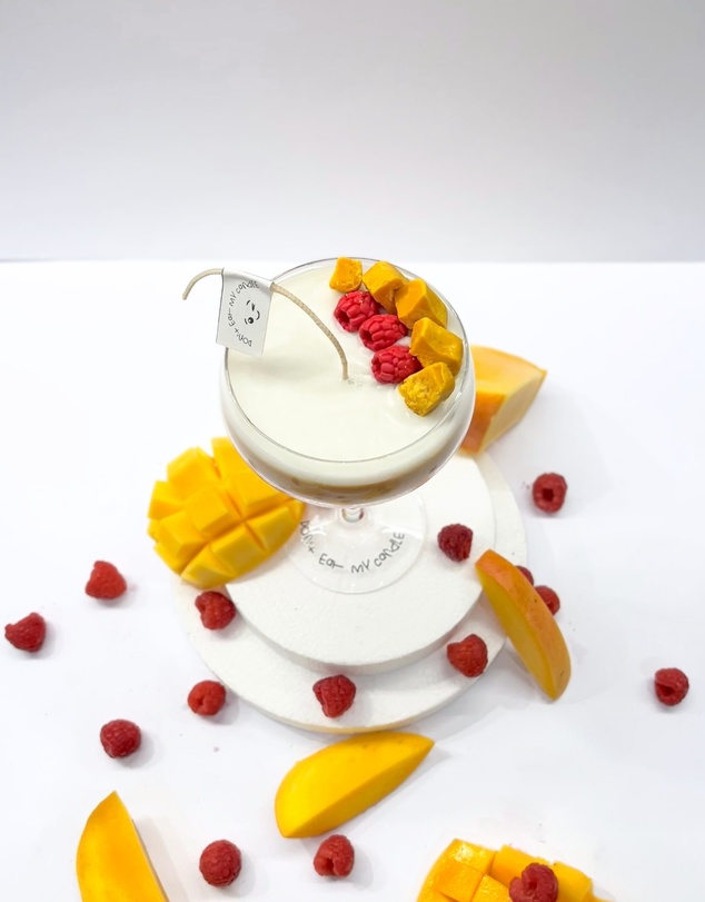 Don't Eat My Candle - Raspberry Mango Martini Cocktail Candle - Triple Pour (310g)
