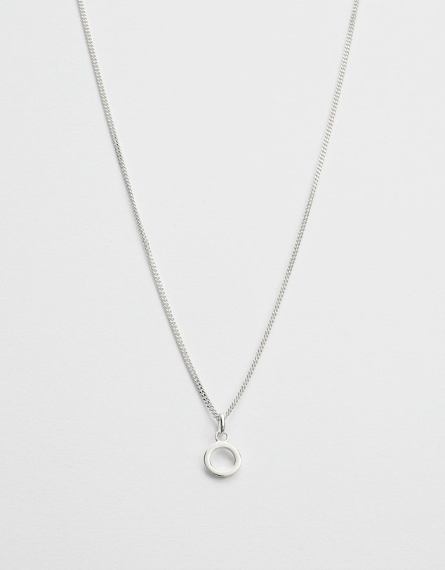 Kirstin Ash - O Outline Initial Necklace
