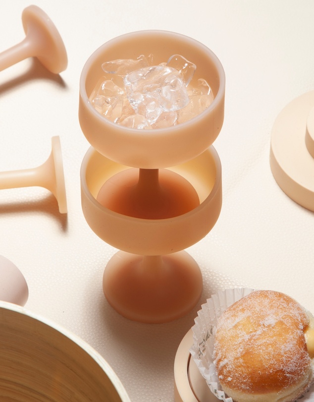 porter green - mecc | silicone unbreakable cocktail glasses