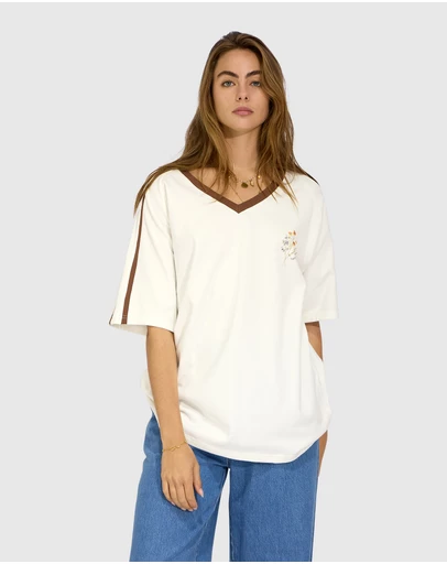 Belle & Bloom - Book Of Love Raglan Sleeve Oversized T-Shirt