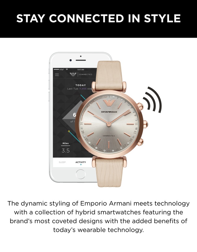Emporio Armani - Hybrid Smartwatch Nude