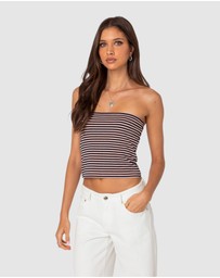 EDIKTED - Lilah Striped Tube Top