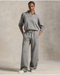 Polo Ralph Lauren - Drawstring Fleece Wide-Leg Sweatpants - ICONIC EXCLUSIVE