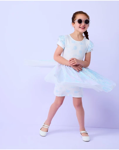 Rock Your Kid - Frozen Sparkle Dress - ICONIC EXCLUSIVE