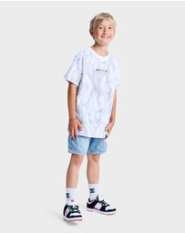 DC Shoes - Boys 10 to 16 Liquid Fuego Short Sleeve T-Shirt