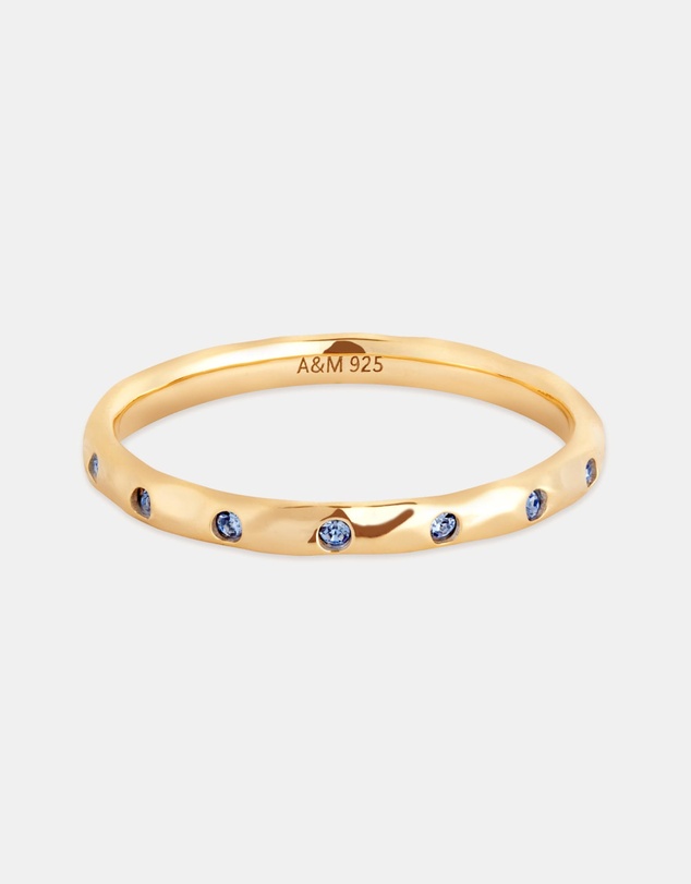 Astrid & Miyu - Molten Texture Opal Band Ring